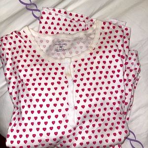 Roller rabbit heart pajamas